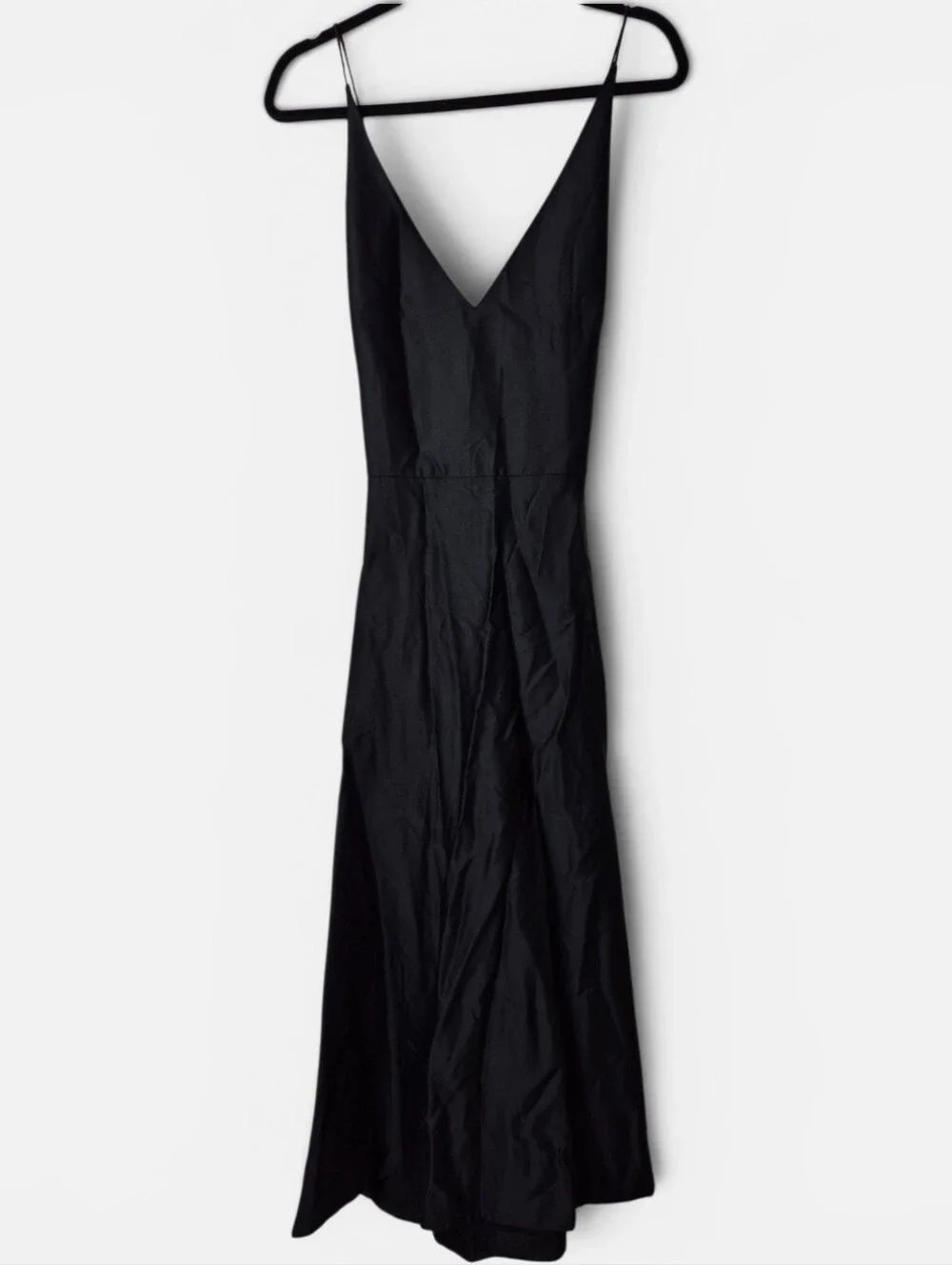 Kate Spade Saturday NWT Black Sleeveless V Neck Drape Dress 8
